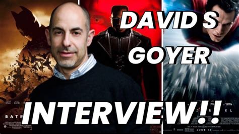 David S Goyer INTERVIEW! (2022!) - YouTube