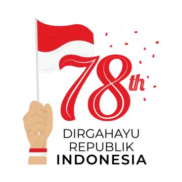 78th Indonesias Independence, 78 Years Indonesian, Happy Indonesian, Indonesia PNG Transparent ...