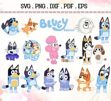 Bluey Instant Download Bluey Svg Clipart Bluey Svg Bluey | Etsy