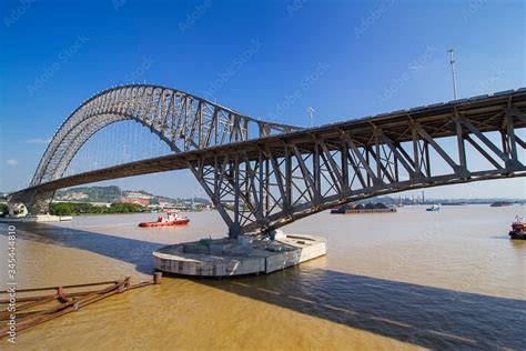 mahakam bridge, Samarinda, East Kalimantan, Indonesia Stock Photo ...