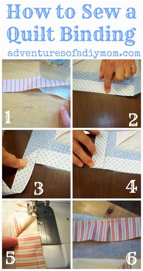 How to Sew a Quilt Binding - Adventures of a DIY Mom