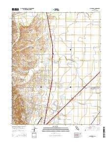 Sacramento Valley National Cemetery Topo Map in Solano County, California