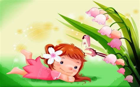 Cute Cartoon Pink Flowers Wallpapers - Top Free Cute Cartoon Pink Flowers Backgrounds ...