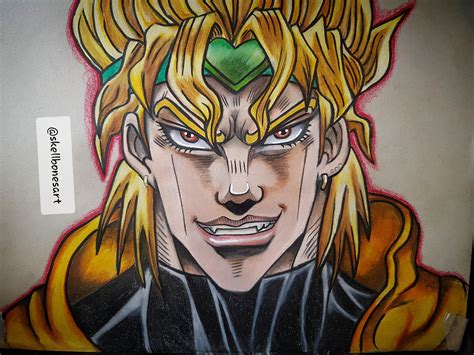 "Za warudo" Dio Brando redraw by me :) : r/StardustCrusaders