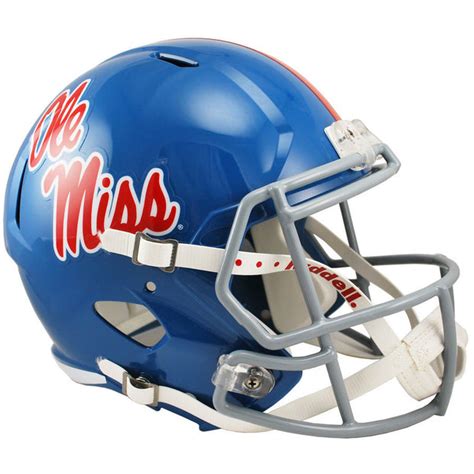 Ole Miss Rebels Powder Blue Speed Full Size Replica Football Helmet ...