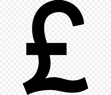 Pound Sign Pound Sterling Currency Symbol Clip Art, PNG, 485x700px, Pound Sign, Area, Black And ...