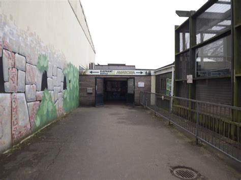 Elephant and reptile house entrance at Blackpool Zoo 11/03/12 - ZooChat