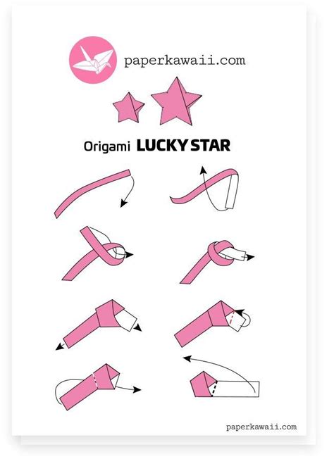 Origami Lucky Stars Tutorial Easy & Fun! Paper Kawaii | Origami lucky ...