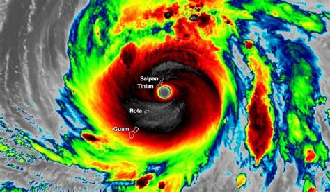 Category 5 Super Typhoon Yutu Pounding U.S. Northern Mariana Islands | Weather Underground