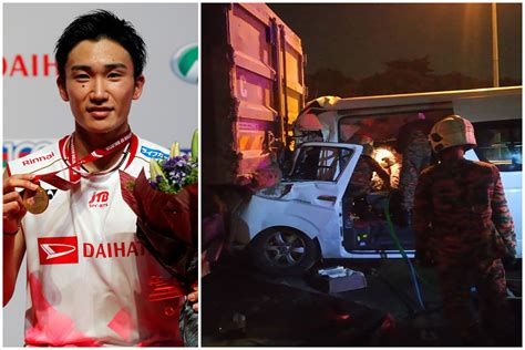 Kento Momota's Olympic Preparation Take A Hit After Van Accident in ...