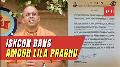 Inappropriate comments on Swami Vivekananda, Ramakrishna Paramhansa; ISKCON bans popular ...