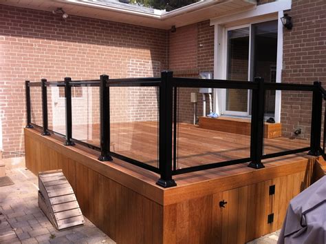 Glass railings in Mississauga, Brampton, Vaughan | Railings Vaughan ...