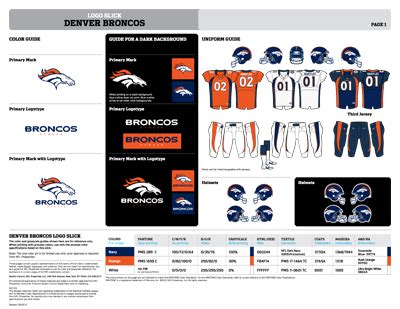 Denver Broncos Colors | Sports Teams Colors | U.S. Team Colors