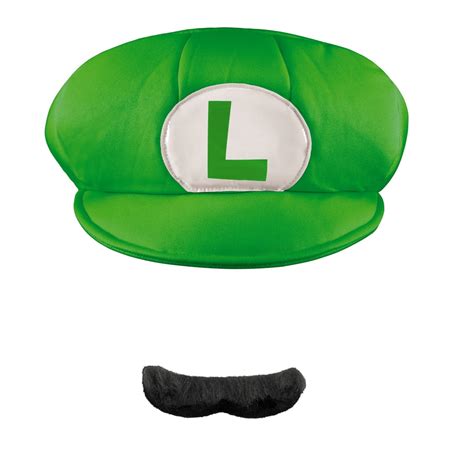 Disguise Nintendo Super Mario Bros. Luigi Everyday Hat Mustache Costume ...