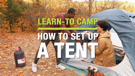 How to Set Up a Tent - YouTube