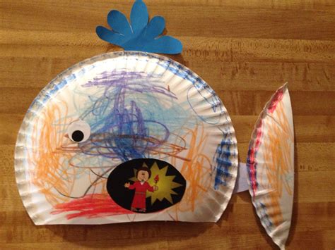 Jonah And The Whale – Craft ( Paper Plate) - SundaySchoolist