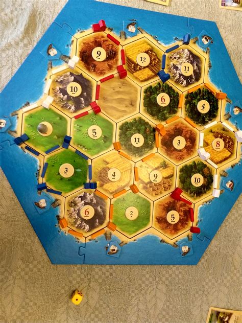 Just finished the closest game of Catan I've ever played. Everyone had ...