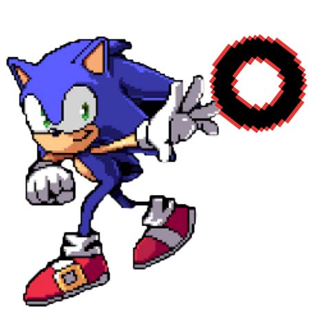 Sonic throwing a red ring by shadowXcode on DeviantArt