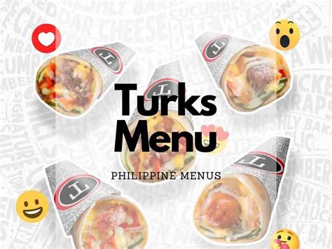 Turks Menu Philippines (2024) — Philippine Menus