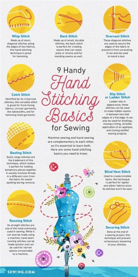 9 Basic Hand Stitching Techniques Every Sewer Should Learn