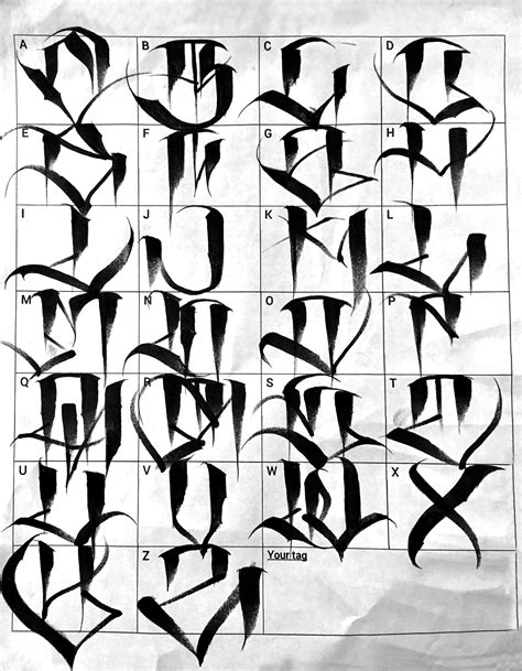 Printable Graffiti Letters - prntbl.concejomunicipaldechinu.gov.co