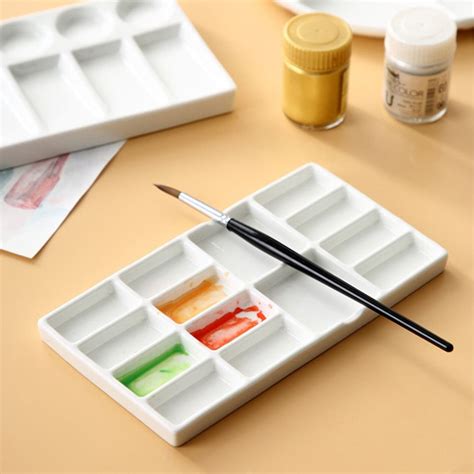 Ceramic Watercolor Palette Mixing Palette Artist Palette - Etsy UK