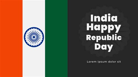 India republic day celebration on 26 january. Simple style background ...