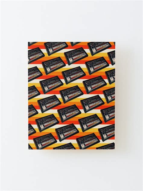 "Roland 808 Pattern Stripes" Mounted Print by KellyGilleran | Redbubble