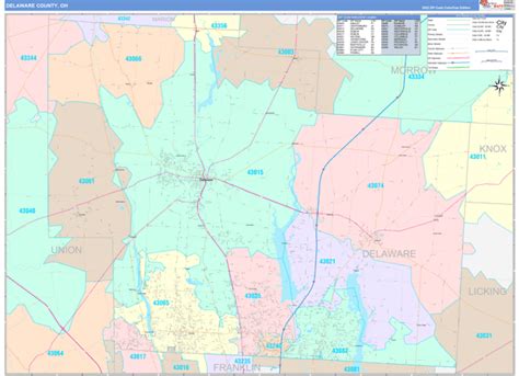 Maps of Delaware County Ohio - marketmaps.com