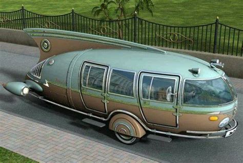 Dymaxion car, R. Buckminster Fuller 1938 : RetroFuturism