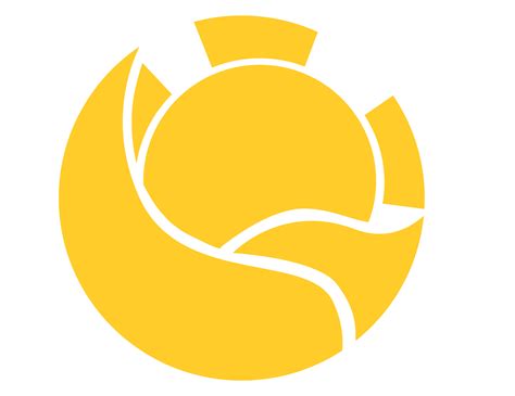 Yellow Shining Sun Logo Icon 12986733 PNG