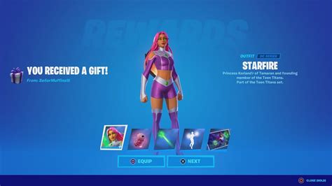 NEW Starfire Skin + Bundle! (Teen Titans x Fortnite) - YouTube