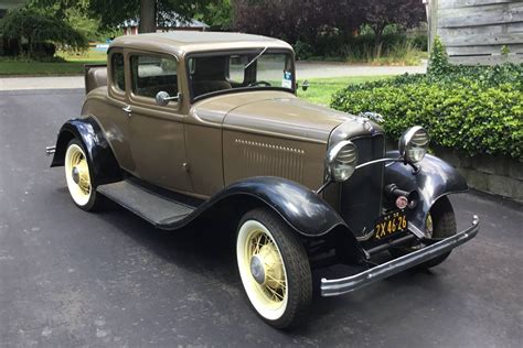 Sold - 1932 Ford Model B Five-Window Coupe With An Older Restoration - Hemmings.com