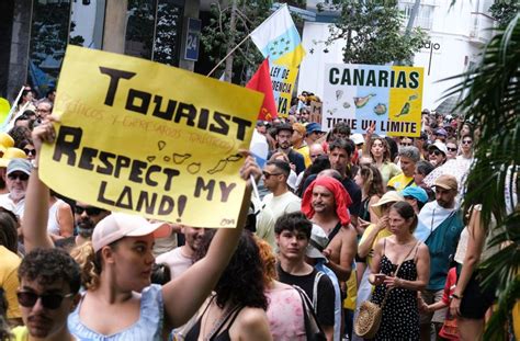 Canary Islands erupt in protests over tourism's toll on paradise