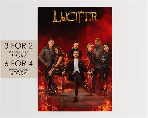 Lucifer Poster TV Movie Poster Art Film Print Gift lu001 - Etsy