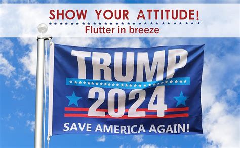 Amazon.com : Trump 2024 Flag 3x5 FT Outdoor Flag. Donald Trump Flag for ...