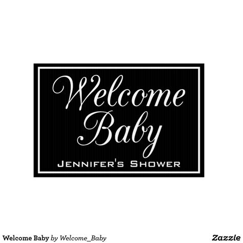 Welcome Baby Sign Welcome Baby Signs, Birth Announcement Sign, Lawn Sign, Letter Board, Zazzle ...