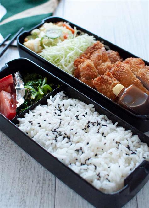 Bento Box - Tonkatsu Bento - RecipeTin Japan