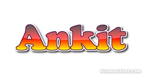 Ankit Logo | Free Name Design Tool from Flaming Text