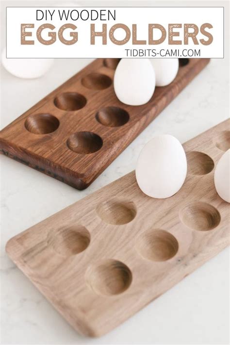 DIY Wooden Egg Holders - Tidbits