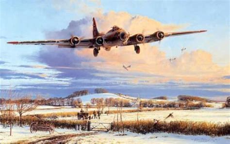 Winter's Welcome by Robert Taylor - Rare USAAF B-17 Aviation Art Print