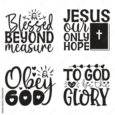 Boho Style Religious Biblical Christian Quotes T-shirt And SVG Design Bundle, Vector File. Jesus ...