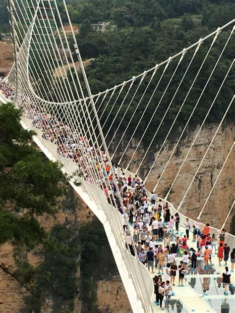 Zhangjiajie Grand Canyon Glass Bridge by Haim Dotan - Photo: courtesy ...