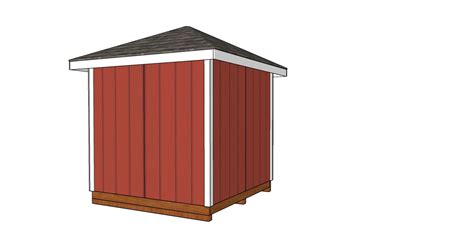 8x8 5 Sided Corner Shed - Free DIY Plans | MyOutdoorPlans