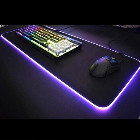 RGB Gaming Mouse Pad XL [80x30] | Non-Slip Rubber Base | Extended ...