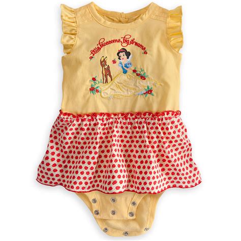 Snow White Disney Cuddly Bodysuit for Baby Disney Baby Clothes, Disney Outfits, Baby Disney ...