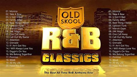 Old Skool R&B Classics - Best of Old School R&B 90's & 2000's - Old ...