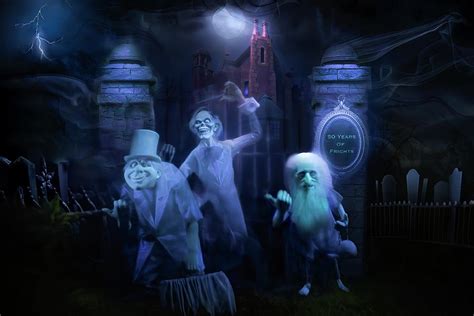 Haunted Mansion Hitchhiking Ghosts Photograph by Mark Andrew Thomas ...