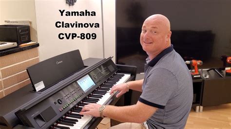 Yamaha Clavinova CVP-809 Purchasing unboxing & playing digital piano by Albert in Clearwater ...