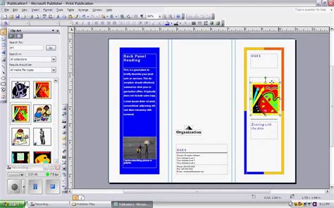 Creating brochures using Microsoft Publisher - YouTube